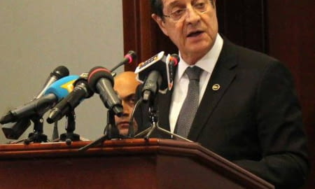 ПРЕЗИДЕНТ РЕСПУБЛІКИ КІПР НІКОС АНАСТАСІАДІС ВИСТУПИВ ПЕРЕД БІЗНЕС-СПІЛЬНОТОЮ У ТОРГОВО-ПРОМИСЛОВІЙ ПАЛАТІ УКРАЇНИ