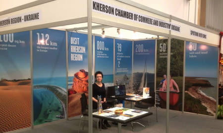 Колективний стенд туристичної Херсонщини на виставці TRAVELEXPO ANKARA 2017