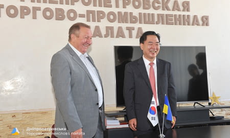 Дніпропетровщина стала першим регіоном, який відвідав новий Посол Республіки Корея в Україні