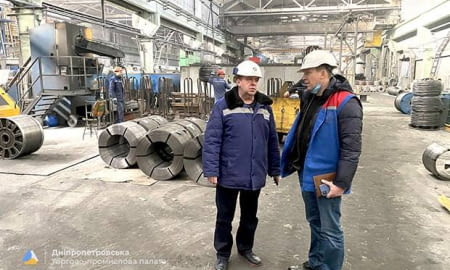 Робочий візит представників Дніпропетровської ТПП на завод «Дніпрометиз»