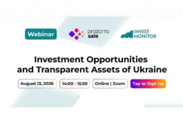 Як мінімізувати ризики та знаходити вигідні активи: запрошуємо на вебінар з інвестицій та аукціонів в Україні